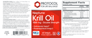 neptune krill oil 1000 mg (protocol for life balance) label