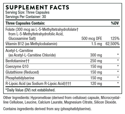 Nerve Support Complex (formerly Neurochondria) Thorne supplements