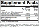 nerve support sap nfh nutritional fundamentals supplement facts