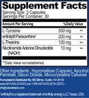 neuro alert natural stacks supplement facts