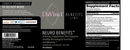 neuro benefits davinci labs label