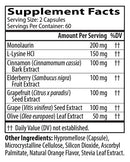 neuro immune infection control neurobiologix supplement facts