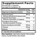 neuro night essentials neurobiologix supplement facts