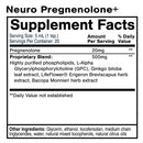 neuro pregnenolone+ quicksilver scientific supplement facts