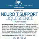 neuro T support liquescence