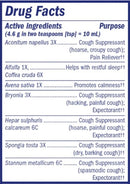 nighttime cough & bronchial syrup boericke & tafel drug facts