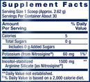 nitrovasc boost (berry) (life extension) supplement facts