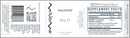 no. 11 blood sugar metabolism maiome label