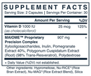 no. 23 akkermansia longevity complex maiome supplement facts