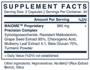 no. 47 sleep gut-brain axis neurotransmitter maiome supplement facts