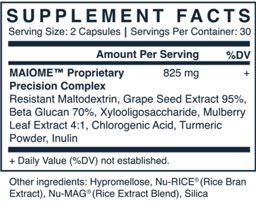 no. 66 weight management energy maiome supplement facts