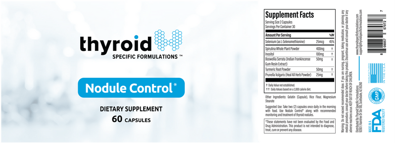Nodule Control (Thyroid Specific Formulations) label