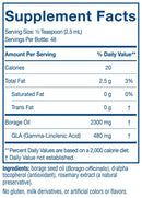 nordic beauty borage oil (nordic naturals) supplement facts