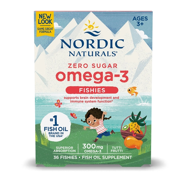 Nordic Omega-3 Fishies 36 Fishies Tutti Frutti (Nordic Naturals)