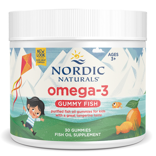 omega-3 gummy fish tangerine (nordic naturals)