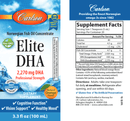elite dha carlson labs label