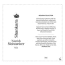 Nourish Moisturizer Label
