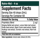 nutra-hist (nutramedix) supplement facts