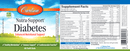 nutra support diabetes carlson labs label