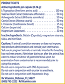 nutricalm dogs (rx vitamins for pets) product facts