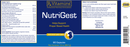nutrigest for dogs & cats capsules (rx vitamins for pets) label