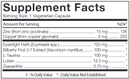 Ocubright (D'Adamo Personalized Nutrition) supplement facts