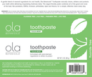 ola botanicals toothpaste dr. mercola label