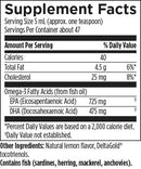 omegavail liquid designs for health supplement facts