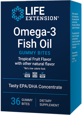 Omega-3 Fish Oil (Tropical Fruit Flavor) (Life Extension)