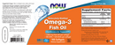 omega 3 (now foods) label