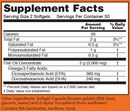 omega 3 (now foods) supplement facts
