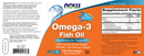 omega-3 molecularly distilled (now foods) label