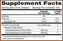 omega-3 molecularly distilled (now foods) supplement facts