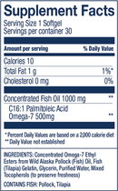 omega-7 skin (wiley's finest) supplement facts
