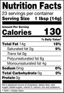 omega 3 6 9 oil blend (omega nutrition) nutrition facts