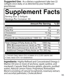 omega 3D lemon nutritional frontiers supplement facts