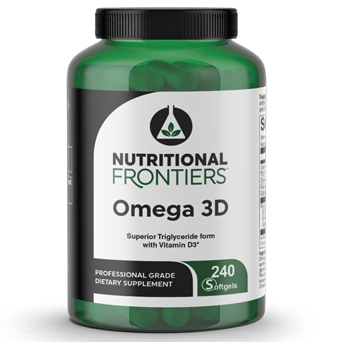 omega 3D lemon free shipping nutritional frontiers