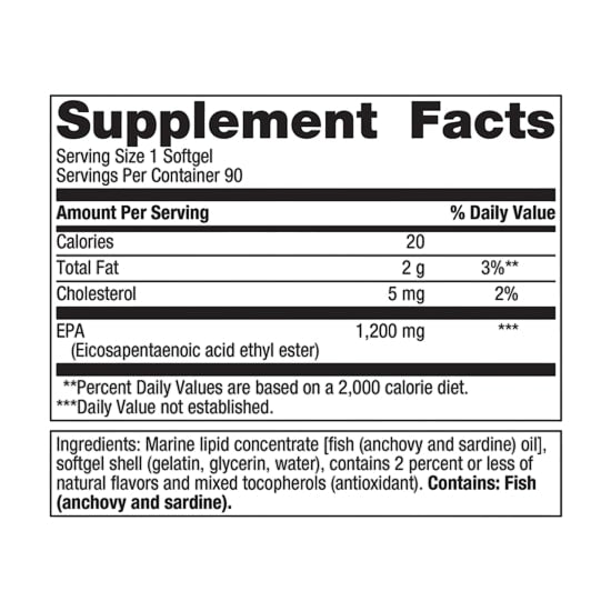 omegagenics fish oil epa 1200 mg (metagenics) supplement facts