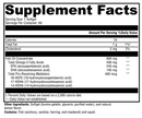 omegapure prm (xymogen) supplement facts