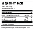 omega pure thyroid specific formulations supplement facts