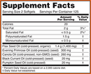 omega 3-6-9 (now foods) supplement facts