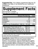 omega 3D lemon nutritional frontiers supplement facts