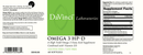 omega 3 hp-d davinci labs label