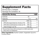 omega 3 platinum advanced nutrition by zahler supplement facts