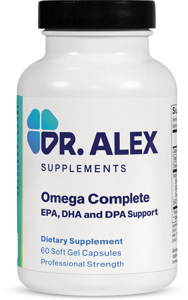 Doctor Alex Supplements | Omega Complete | EPA, DHA, and DPA Supplement | omega DPA | DPA Omega 3 | Fish Oil Supplement