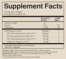 omega dha+ wenatal supplement facts