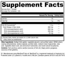 omega monopure 1300 ec (xymogen) supplement facts