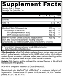 omega monopure curcumin ec (xymogen) supplement facts