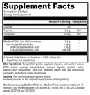 omega monopure dha ec (xymogen) supplement facts