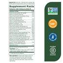 one daily iron free megafood supplement facts